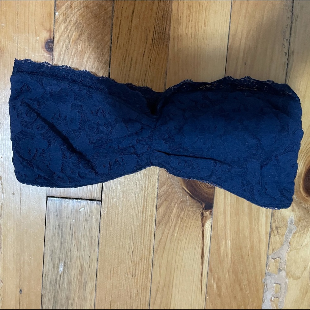 Hollister navy blue bralette size small
